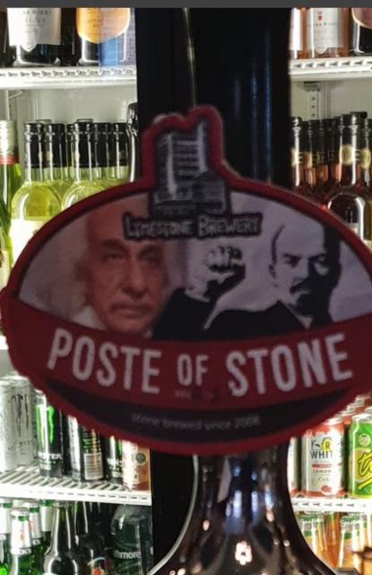 Poste Of Stone 4.5%, Lymestone Brewery, England