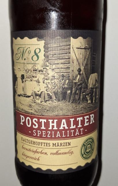Posthalter Spezialität No. 8 5.3%, Brauerei Mittenwald, Germany