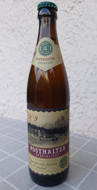 Posthalter Spezialität No. 9 4.8%, Brauerei Mittenwald, Germany