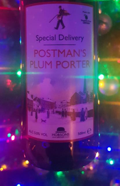 Postmans Plum Porter 5.0%, Hobsons Brewery, England