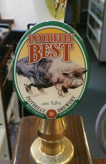 Potbelly Best 3.8%, Potbelly Brewery Limited, England