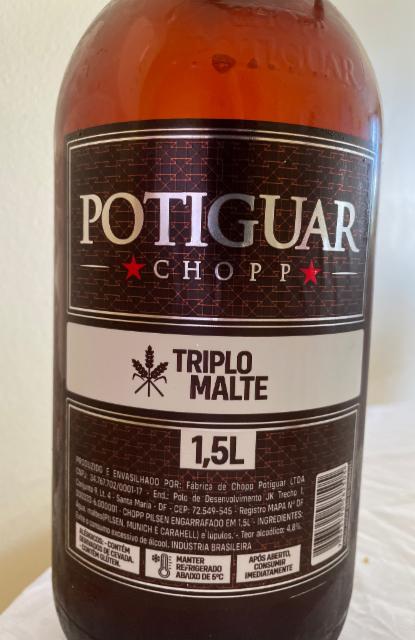 Triplo Malte / Pilsen 4.8%, Potiguar Chopp, Brazil