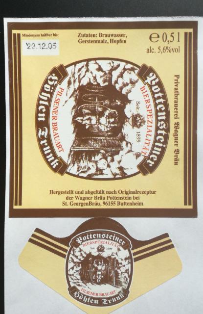 Pottensteiner Höhlen Trunk, Pottenstein, Germany