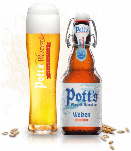 Pott's Weizen alkoholfrei 0.0%, Pott's Brauerei, Germany
