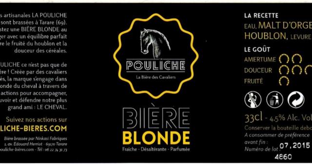 Pouliche Blonde 4.5%, Ninkasi Fabriques, France
