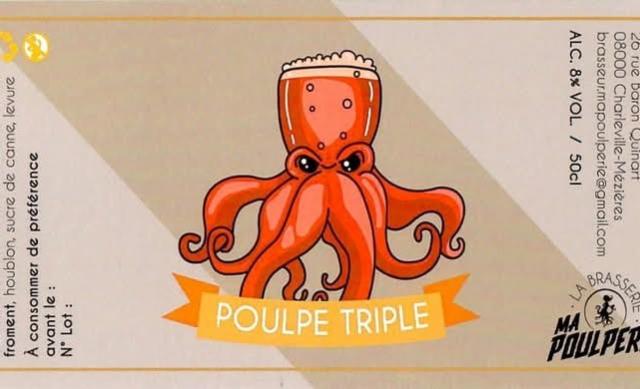 Poulpe Triple 8.0%, Brasserie Ma Poulperie, France