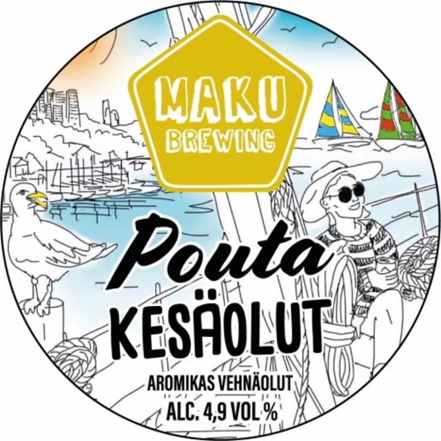 Pouta Summer Ale / Pouta Kesäolut 4.9%, Maku Brewing, Finland