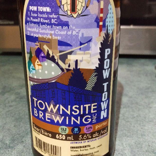 Pow Town 5.6%, Townsite Brewing, Canada