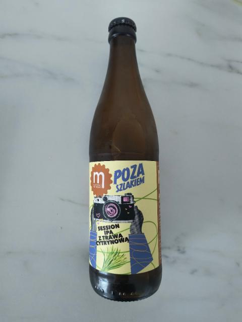 Poza szlakiem: Session IPA z trawą cytrynową 4.1%, Maryensztadt, Poland