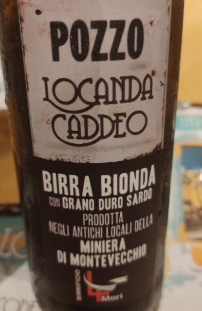 Pozzo Locanda Caddeo 5.0%, Birrificio 4 Mori, Italy