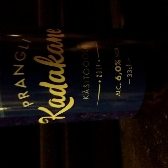 Prankli Kadakane 6.0%, Juhus, Estonia