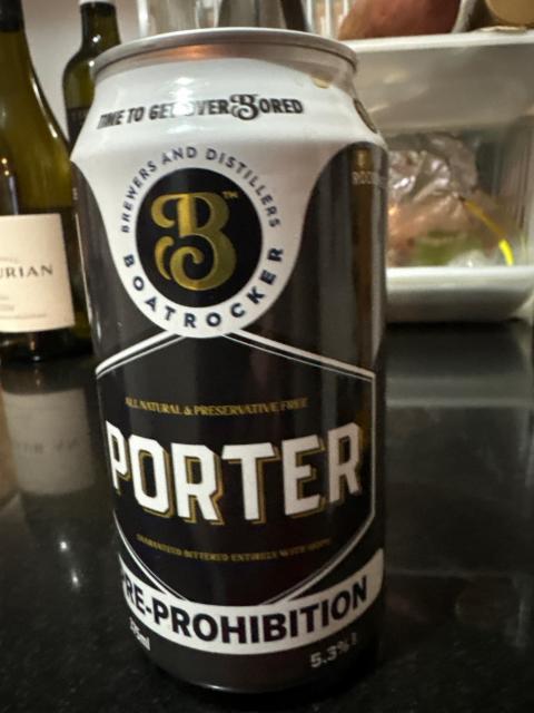 Pre-prohibition porter, Boatrocker Brewing Co