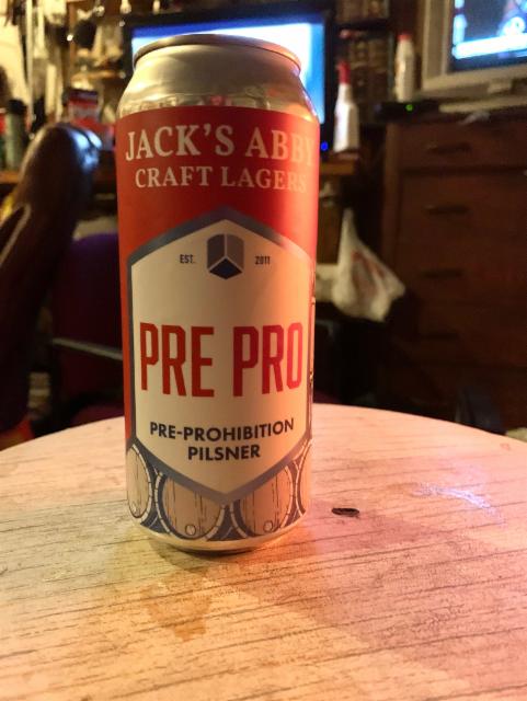 Pre Pro Pre-Prohibition Pilsner 5.8%, Jack's Abby Brewing, United States