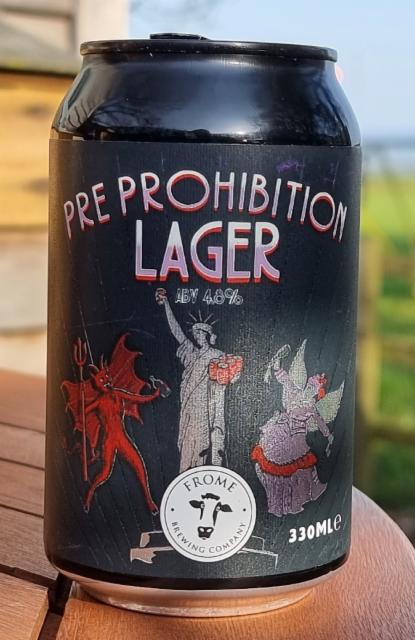 Pre Prohibition Lager 4.8%, Frome Brewing Company, England