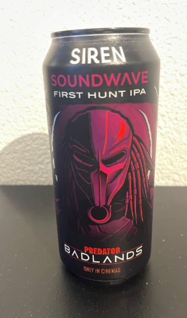 Predator Badlands 5.0%, Siren Craft Brew, England