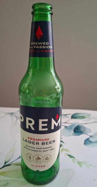 Prem Premium Lager Beer 5.5%, Van Pur S.A, Poland