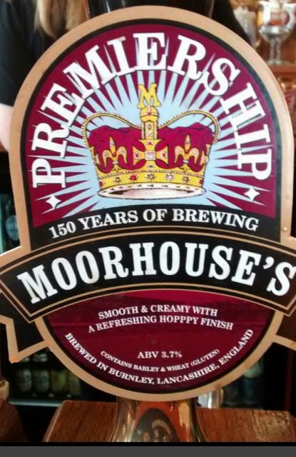 Premiership 3.7%, Moorhouse's Brewery, England