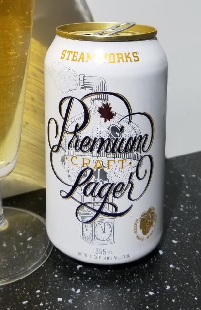 Premium Craft Lager 4.8%, Steamworks Brewing Company, Canada