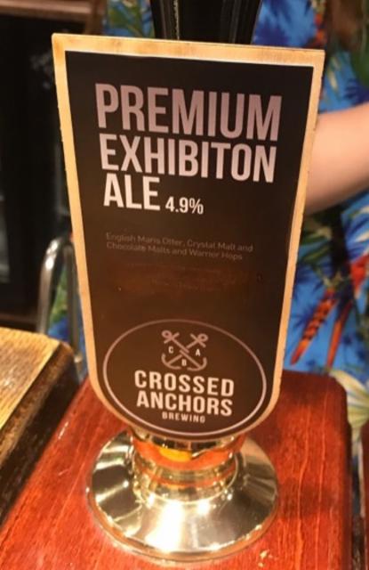 Premium Exhibition Ale 4.9%, Crossed Anchors Brewery, England