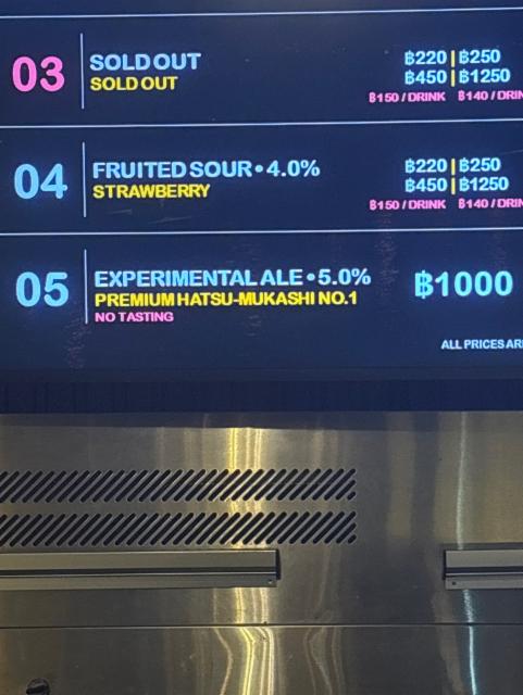 Premium Hatsu Mukashi no1 experimental ale, Rinrimnam