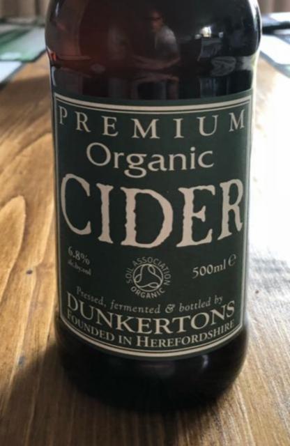 Premium Organic Cider 6.8%, Dunkertons Cider, England