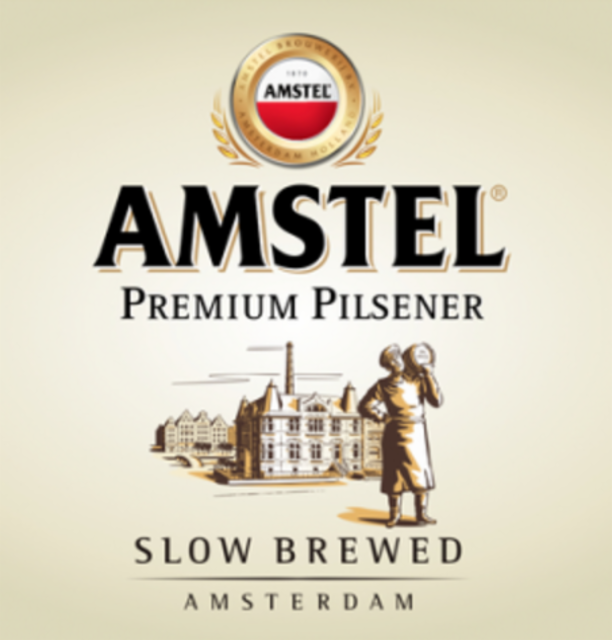 Premium Pilsener Slow Brewed 5.0%, Amstel Bier (Heineken), Netherlands