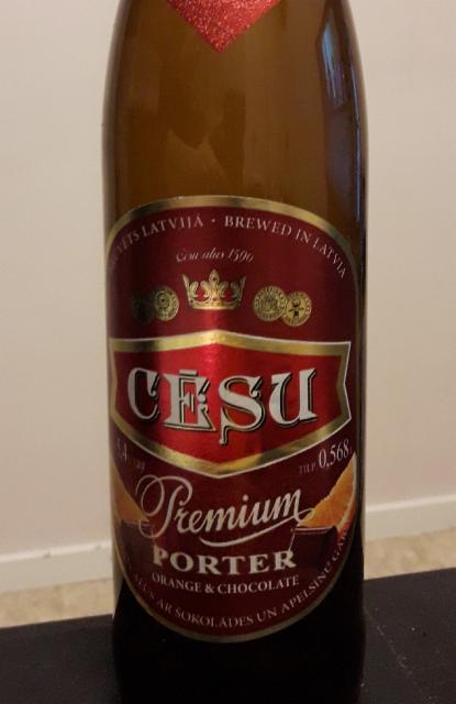 Premium Porter Orange & Chocolate 5.4%, Cēsu Alus (Olvi), Latvia