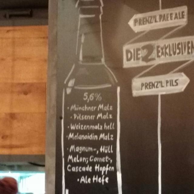 Prenz'lauer Pale Ale 5.6%, Schoppe Bräu, Germany