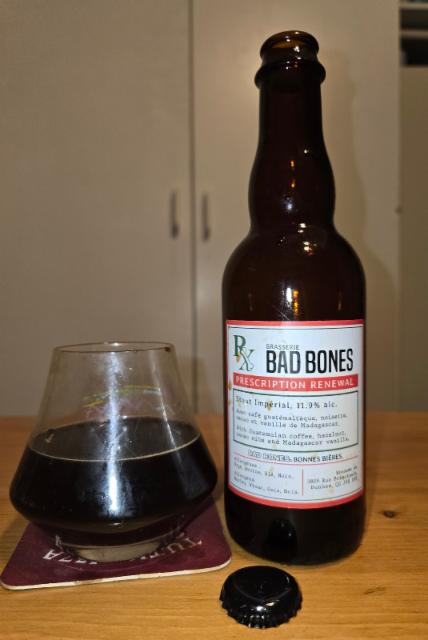 Prescription Renewal: Guatemalan Coffee 11.9%, Bad Bones, Canada