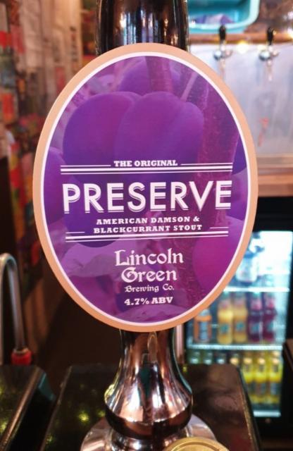 Preserve 4.7%, Lincoln Green Brewing, England