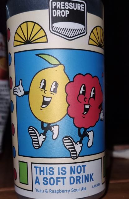 pressure drop this is not a soft drink 4.4%, Pressure Drop Brewing (UK), England