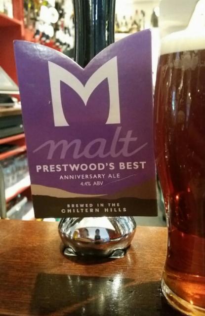 Prestwood's Best 4.4%, Malt The Brewery, England