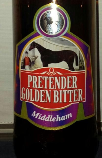 Pretender Golden Bitter 4.2%, Horsetown Premium Beers, England