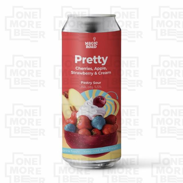 Pretty - Cherries, Apple, Strawberry & Cream 5.5%, Magic Road, Poland