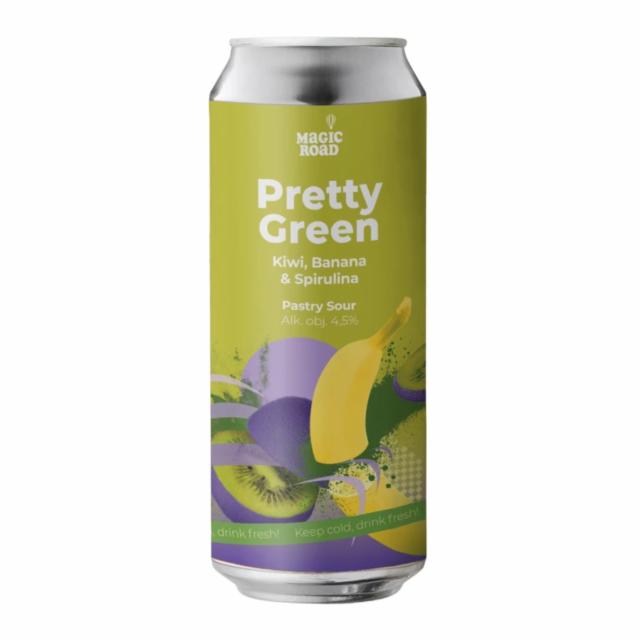 Pretty Green - Kiwi, Banana & Spirulina 4.5%, Magic Road, Poland