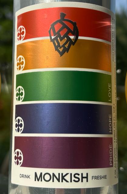 Pride. Hope. Love. 7.1%, Monkish Brewing Company, United States