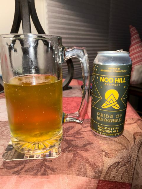 Pride of Ridgefield English-Style Golden Ale 4.3%, Nod Hill Brewery, United States
