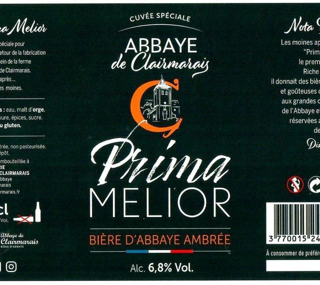 Prima Melior 6.8%, Abbaye De Clairmarais, France