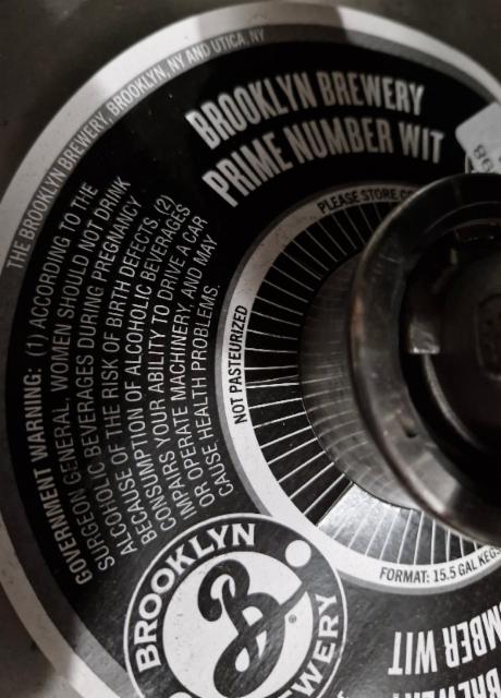 prime number wit 5.2%, Brooklyn Brewery, United States