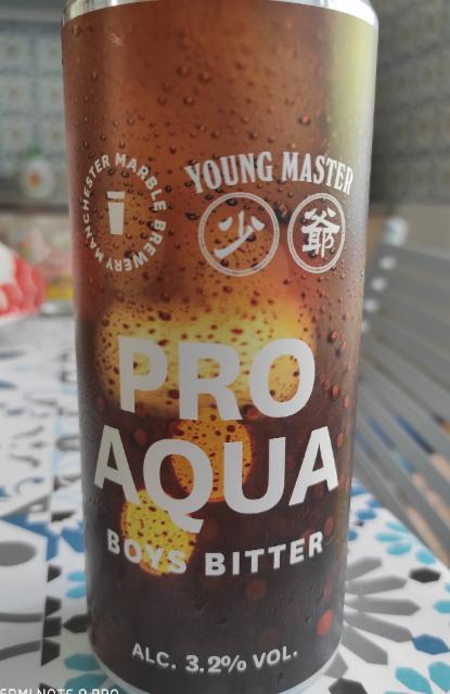 pro aqua 3.2%, Marble Beers, England
