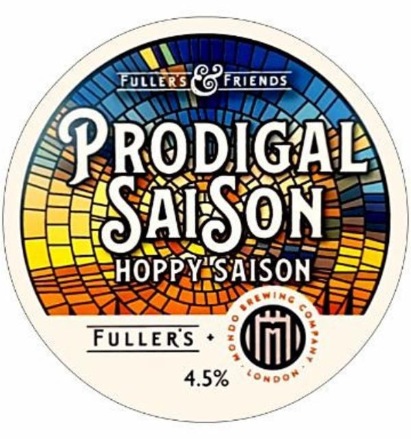 Fuller's & Friends - Prodigal Saison 4.5%, Fuller's Griffin Brewery (Asahi Breweries), England