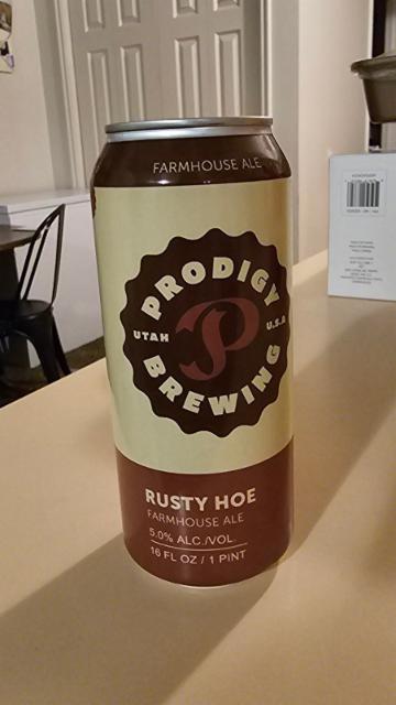 prodigy brewing rusty hoe, Prodigy Brewing Company