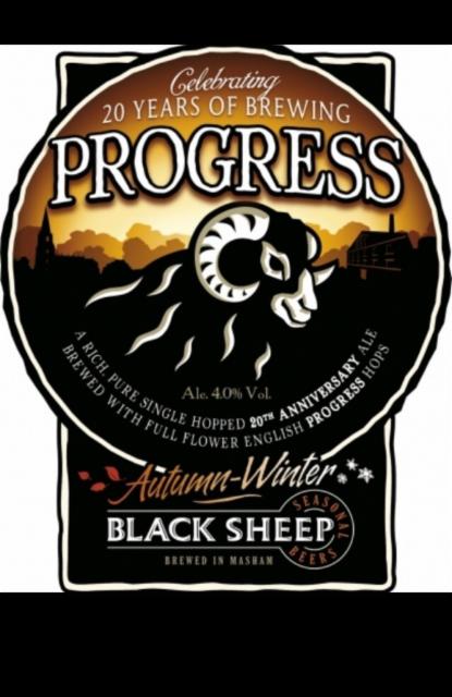 Progress 4.0%, The Black Sheep Brewery, England