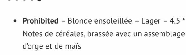 Prohibited 4.5%, Brewing Bears, France