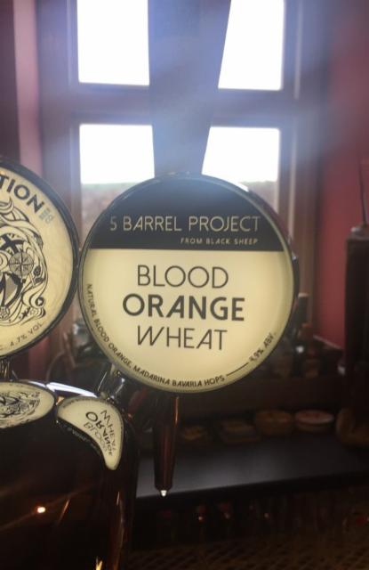 Barrel Project 5: Blood Orange Wheat 4.9%, The Black Sheep Brewery, England