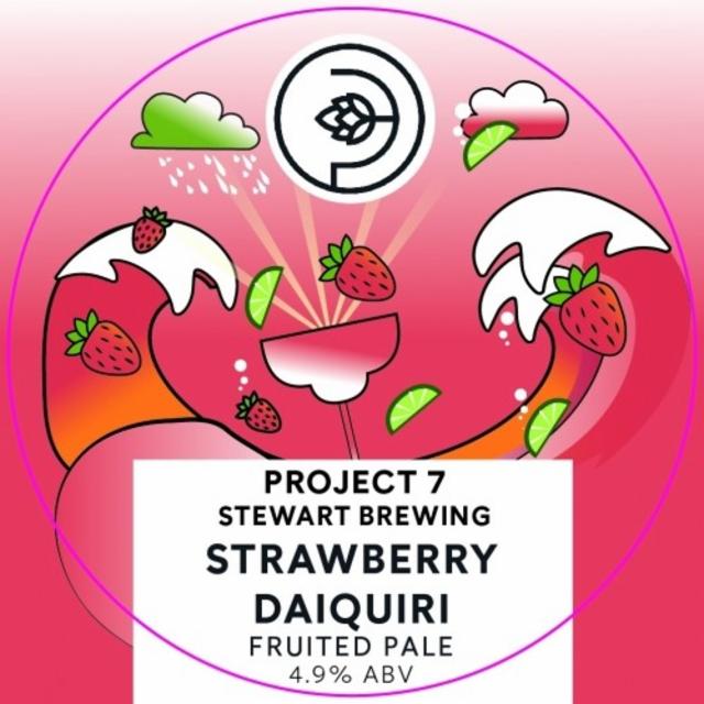 Project 7 Strawberry Daiquiri 4.9%, Stewart Brewing, Scotland