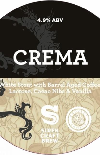 Project Barista Crema 4.9%, Siren Craft Brew, England