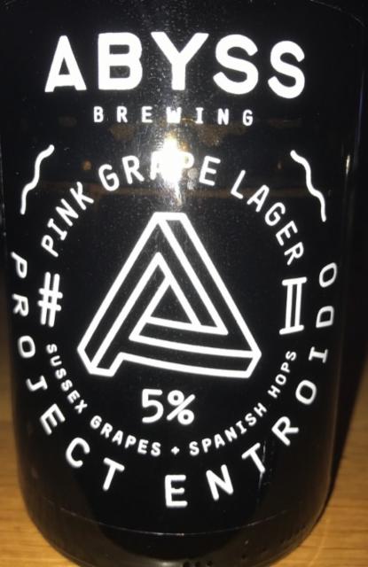 Project Entroido #2 5.0%, ABYSS Brewing, England