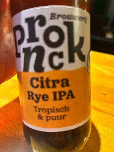 Pronck citra rye ipa 5.5%, Pronck, Netherlands