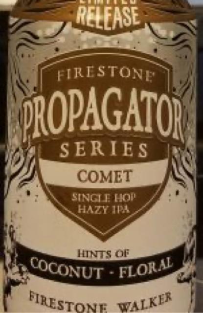 Propagator Series: Comet 5.6%, Firestone Walker Brewing (Duvel Moortgat), United States